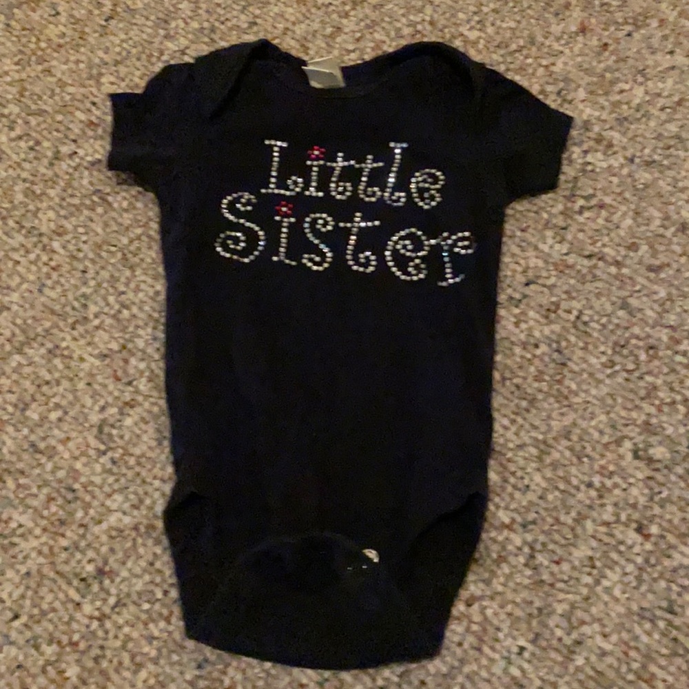 Boutique purchased 6 month onsie